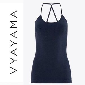 VYAYAMA Strata Cupro Seamless Strappy Y Tank